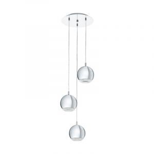 Chrome design pendant light plastic, Ayse
