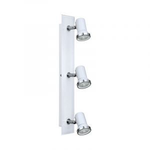 Chrome ceiling spotlight glass, Jasmijn, IP44