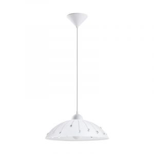 White pendant light glass, Kaj