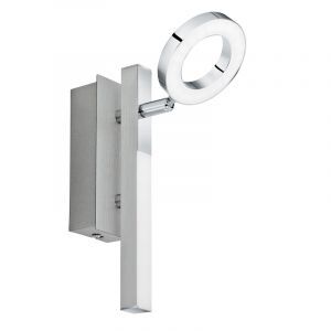 Chrome modern ceiling spotlight aluminium, Madelinde, 3W, 3000K LED