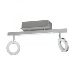Chrome modern ceiling spotlight aluminium, Madelinde, 3W, 3000K LED