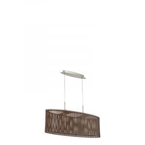 Wood pendant light brown, Berry