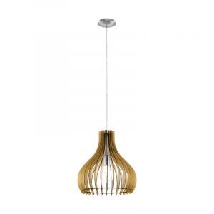 Rustic pendant light wood, Betsy
