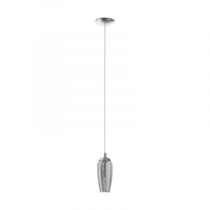 Nickel design pendant light glass, Olcay