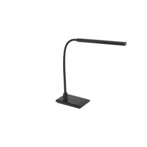 Black modern desk lamp plastic, Brennan, 5W, 4000K LED, with touch dimmer