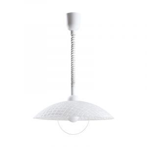 White modern pendant light glass, Broer
