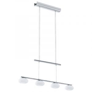 Chrome modern pendant light steel, Frederico, 4W, 3000K LED