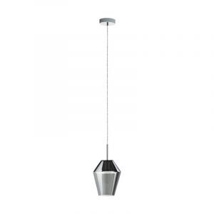 Grey modern pendant light glass, Carl