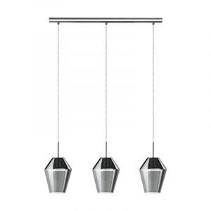 Grey modern pendant light glass, Carl