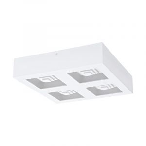 White modern flush ceiling light steel, Olger, 6W, 3000K LED
