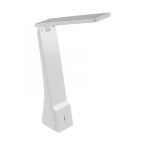 White modern desk lamp plastic, Chama, 1W, white switch LED, with touch dimmer