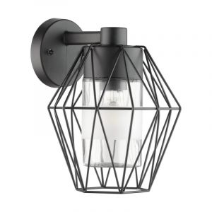 Black industrial outdoor light metal, Stan, IP44