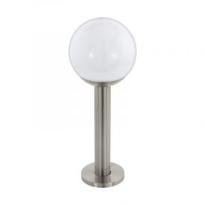 Silver modern outdoor light stainless steel, Baukje, IP44
