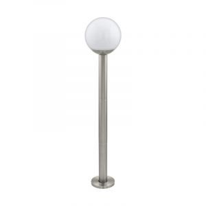 Silver modern outdoor light stainless steel, Baukje, IP44