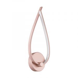 Golden design wall light aluminium, Josef, 11W, 3000K LED