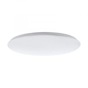 White flush ceiling light steel, Patryk, 60W, adjustable light colour LED