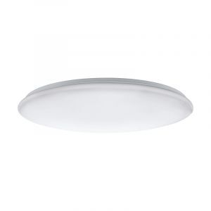 White flush ceiling light steel, Patryk, 80W, adjustable light colour LED