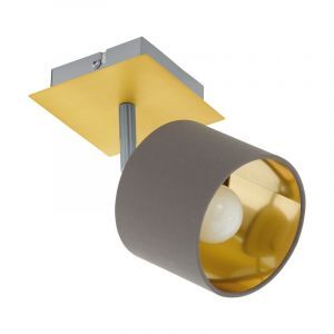 Yellow ceiling spotlight steel, Yaniek