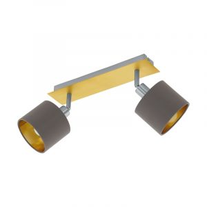 Yellow ceiling spotlight steel, Yaniek