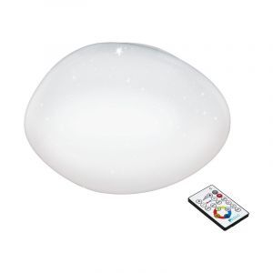 White flush ceiling light steel, Tyrell, 21W, adjustable light colour LED
