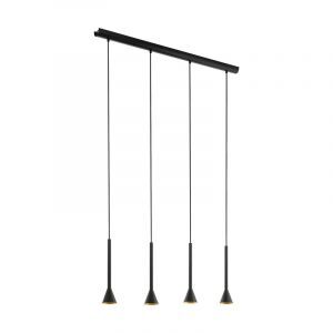 Black pendant light steel, Marielle