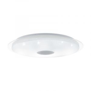Transparent flush ceiling light plastic, Dunya, 40W, adjustable light colour LED