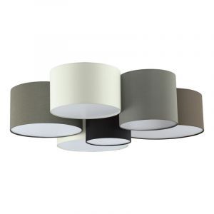Grey modern ceiling light metal, Regina