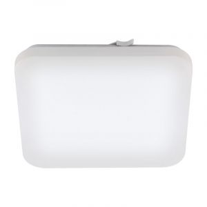 White ceiling light plastic, Eloise, 17W, 3000K LED, IP44