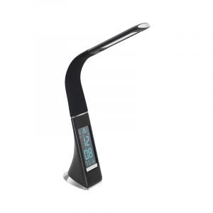 Black modern desk lamp plastic, Malissa, 3W, 5000K LED, with switch