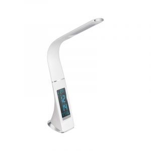 White modern desk lamp plastic, Malissa, 3W, 5000K LED, with switch