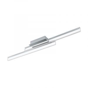 Chrome modern ceiling light aluminium, Michelle, 10W, 3000K LED, IP44