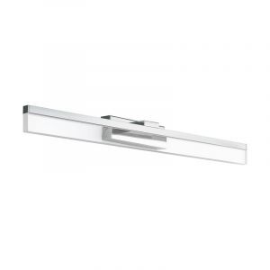 Chrome modern wall light aluminium, Michelle, 10W, 3000K LED, IP44