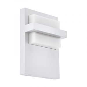 White modern outdoor light aluminium, Nicol, 10W, 3000K LED, IP44