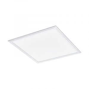 White modern flush ceiling light aluminium, Cathy, 21W, 4000K LED