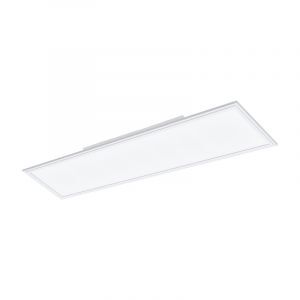 White modern flush ceiling light aluminium, Cathy, 30W, adjustable light colour LED