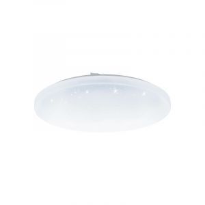 White flush ceiling light steel, Eloise, 24W, adjustable light colour LED