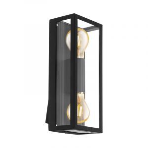 Black industrial outdoor light steel, Alihan, IP44