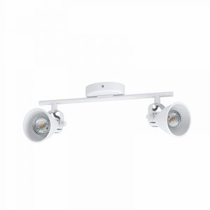 White vintage ceiling spotlight steel, Tinke