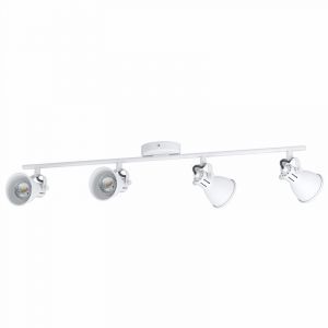White vintage ceiling spotlight steel, Tinke