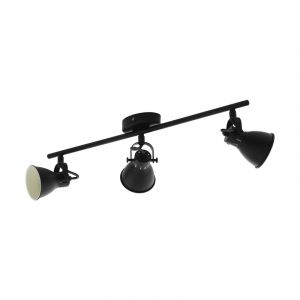 Black vintage ceiling spotlight steel, Tinke