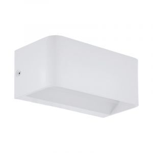 White wall light aluminium, Tjalle, 10W, 3000K LED