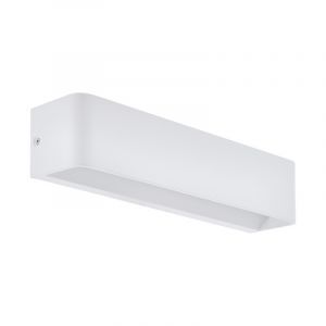 White wall light aluminium, Tjalle, 12W, 3000K LED