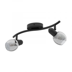 Black design ceiling spotlight steel, Ritchy