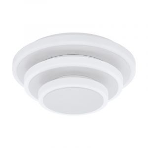 White modern flush ceiling light steel, Nieck, 5W, 3000K LED