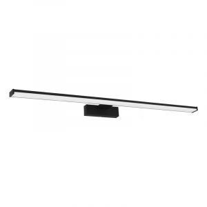 Black modern mirror lighting aluminium, Nancy, 14W, 4000K LED, IP44