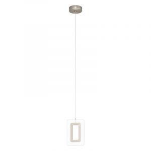 Nickel pendant light plastic, Niels, 5W, 3000K LED