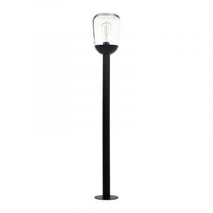Black modern outdoor light aluminium, Kerwin, IP44