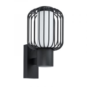 Black modern outdoor light steel, Latife, IP44