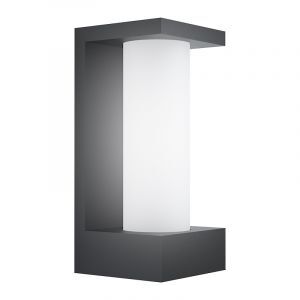Black modern outdoor light aluminium, Lilianne, 6W, 3000K LED, IP44