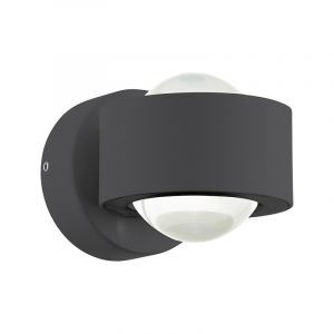 Anthracite modern outdoor light aluminium, Lyn, 2W, 3000K LED, IP44
